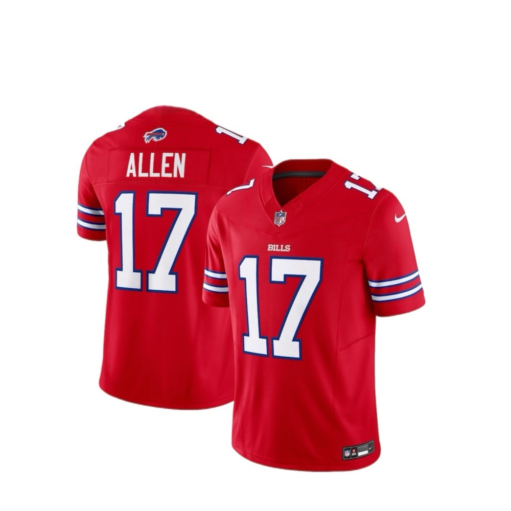 Buffalo Bills Josh Allen Men’s Nike Red On Field Jersey, size Medium